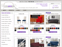 Tablet Screenshot of fundasparasofa.com